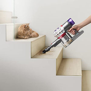 Dyson V7 Advanced Cordless Stick Vacuum Cleaner - Silver - Light Weight to Clean up high, Battery Operated, Portable