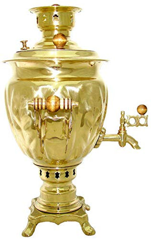 Steel Coal & Wood Samovar Camp Stove Tea Kettle 3L with pipe Samovar from Russia