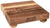 John Boos Block WAL-B9S Square Walnut Wood Edge Grain Cutting Board with Feet, 9 Inches Square, 1.5 Inches Thick
