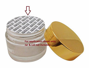 Rewarding Essentials 43 mm Pressure Sensitive PS Foam Cap Liners Tamper Seal Cap Liner Sealed for your Protection (1000)