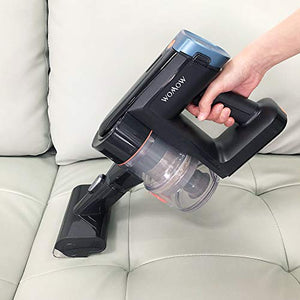 Womow Cordless Vacuum Cleaner, 25Kpa 400W Powerful Stick Vacuum, Rechargeable Battery Powered Pet Hair Vacuum, Portable 2 in 1 Handheld Vacuum Cleaner for Hard Floor Stairs Car, W20 Pro
