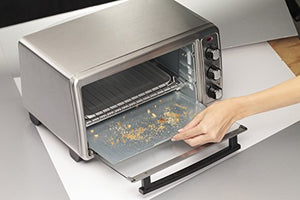 Hamilton Beach 6-Slice Countertop Toaster Oven with Bake Pan, Stainless Steel (31411)