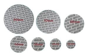 Rewarding Essentials 70 mm Pressure Sensitive PS Foam Cap Liners Tamper Seal Cap Liner Sealed for your Protection (1000)