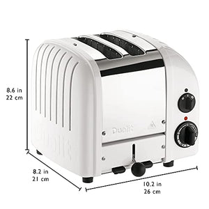 Dualit 2 slice toaster, White(NewGen) (27153)