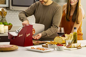Berkel Home Line 200 Slicer Cutting Board, Wood Board, Block for Meat, Cheese, and Vegetables, Carving Cheese Charcuterie Serving Handmade, Italian Quality