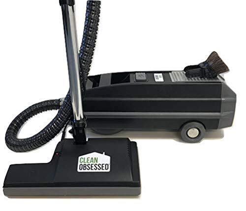 Clean Obsessed CO888 Powerteam Pro Canister Vacuum, Black/Silver