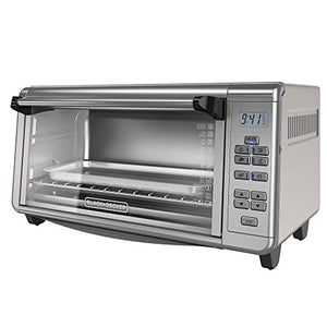 Black+Decker TO3290XSBD Toaster Oven, 8-Slice, Stainless Steel