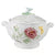 Lenox Butterfly Meadow Round Covered Casserole, 2 piece, white body -