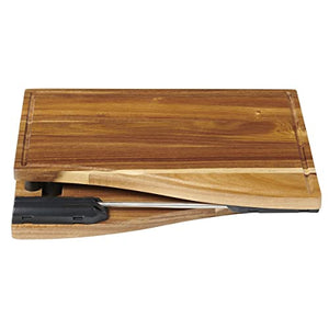 SwingBoard Acacia Wood Cutting Board, 6 Piece Set, Meal Prep Station