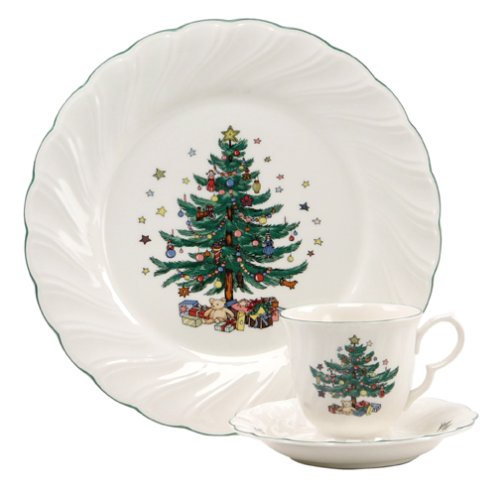 Nikko Ceramics Happy Holidays 12-Piece Dinnerware Set, Service for 4