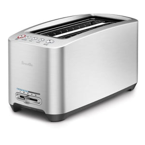 Breville BMO870BSS1BUC1 Combi Wave 3 in 1, Brushed Stainless Steel & BTA830XL Die-Cast Smart Toaster 4-Slice Long Slot Toaster, Brushed Stainless Steel