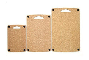 Epicurean Prep Series Nonslip Cutting Boards, Set of 3, Natural, 15.5" X 10", 13" X 8.5" and 9.5" X 6.5"