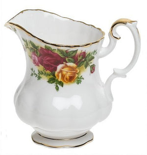 Royal Albert Old Country Roses 3-Piece (Teapot, Sugar & Creamer) Tea Set, Multi