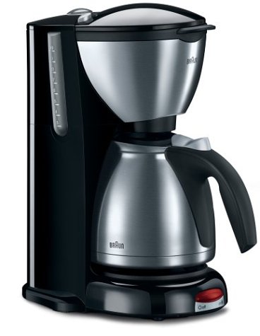 Braun KF600 Impressions 10-Cup Thermal Coffeemaker, Brushed Stainless Steel