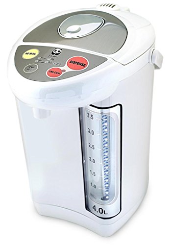 Panda Electric Hot Water Boiler and Warmer, Hot Water Dispenser, 304 Stainless Steel Interior (4.0 Liter, White)