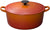 Enameled Cast Iron Round French Oven Color: Flame, Size: 7.25-qt.