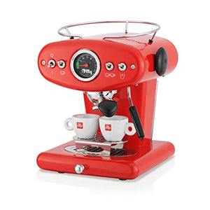 Illy X1 Anniversary ESE & Ground Espresso Machine (Red)