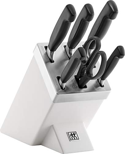 ZWILLING Self-Sharpening Knife Block, 7 Piece, Stainless Steel