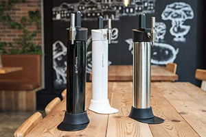 Bubblingplus Nitro Cold Brew Coffee Maker, Carbonated Beverage Dispenser, 32 Ounce (White)…