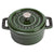 Staub Cast Iron 0.25-qt Mini Round Cocotte - Basil, Made in France