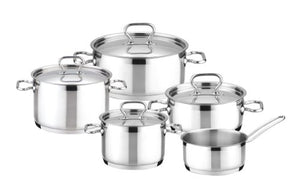 Tescoma Home Profi 9-Piece Stainless Steel Cookware Set