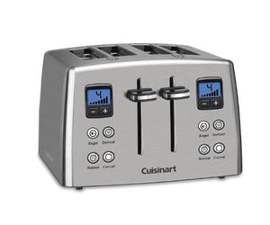Cuisinart CPT-435 Countdown 4-Slice Stainless Steel Toaster & SCO-60 Deluxe Stainless Steel Can Opener