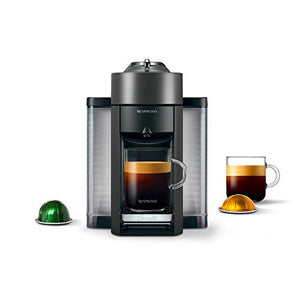 Nespresso ENV135GY Coffee and Espresso Machine by De'Longhi, Graphite Metal Nespresso Vertuoline Coffee, Assortment, 30 Capsules