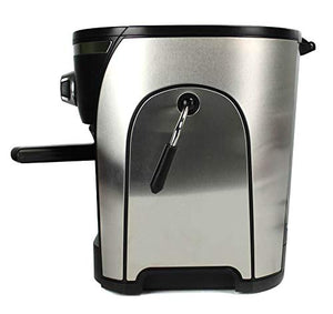 Villaware New NDVLEM1000 15 Bar Pressure Home Espresso/Cappuchino Maker, 2, Black & Silver