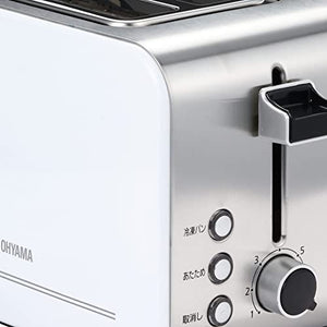 IRIS OHYAMA Pop-Up Toaster IPT-850-W (White)【Japan Domestic genuine products】