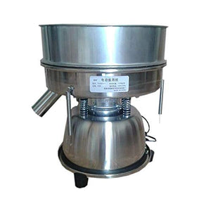 Electric Automatic Sieve Shaker Vibrating Sieve Machine Food Industrial Stainless Steel Sifter for Granule Powder Grain (60 Mesh 0.3mm)