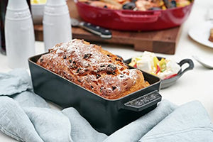 Staub Cast Iron 12.75-inch x 5.25-inch Loaf Pan - Matte Black, Made in France