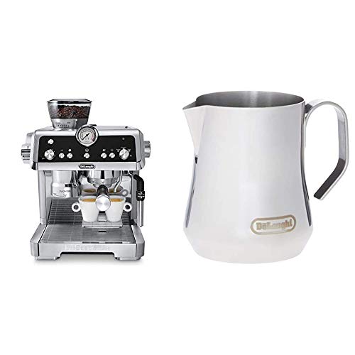 De'Longhi La Specialista Espresso Machine with Sensor Grinder, Dual Heating System, Advanced Latte System & Hot Water Spout for Americano Coffee or Tea & Milk Frothing Jug, 12 oz, Stainless Steel