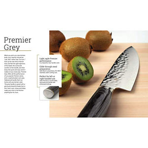 Shun Premier Grey Chef Knife, 8 inch VG-MAX Steel Blade, Cutlery Handcrafted in Japan