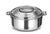 Milton Galaxia 1500 Insulated Stainless Steel Casserole, 2090 ml | 71 oz | 2.2 qt. Thermal Serving Bowl, Keeps Food Hot & Cold for Long Hours, Food Grade, Elegant Hot Pot Food Warmer/Cooler, Silver