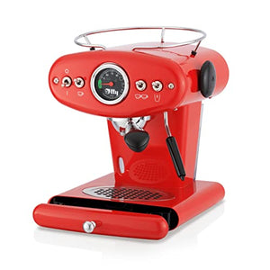 Illy X1 Anniversary ESE & Ground Espresso Machine (Red)