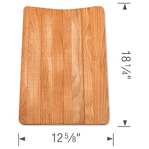 Blanco 440229 Wood Cutting Board (Diamond Equal Double Bowl) Accessory, One Size, Red Alder