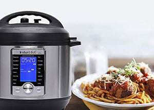 Instant Pot Ultra, 10-in-1 Pressure Cooker, Slow Cooker, Rice Cooker, Yogurt Maker, Cake Maker, Egg Cooker, Sauté, and more, Includes App With Over 800 Recipes, Stainless Steel, 6 Quart