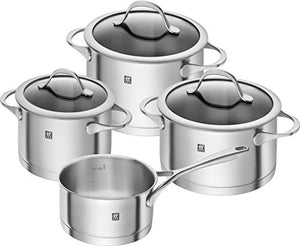 ZWILLING Cookware Set Essence, Silver, 4-Piece