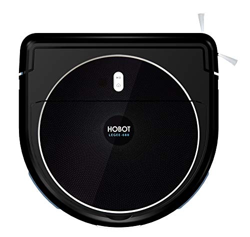 HOBOT LEGEE-688 Vacuum-Mop Talent Clean Robot for Floor, Automatic Robot for Wet or Dry Floor Cleaning - Kitchen Pet Mode - Realtime Map in APP