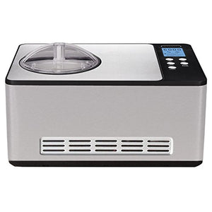 Whynter Stainless Steel ICM-200LS Automatic Ice Cream Maker 2 Quart Capacity, Built-in Compressor, no pre-Freezing, LCD Digital Display, Timer, 2.1 & Ben & Jerry's Homemade Ice Cream & Dessert Book