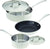 American Kitchen Single and Loving it Premium Tri-Ply Stainless Steel Cookware Set – 5 piece