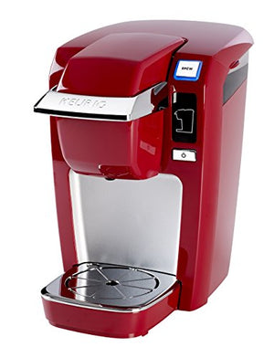 Keurig K15 Coffee Maker, Single Serve K-Cup Pod Coffee Brewer, 6 to 10 oz. Brew Sizes, Red