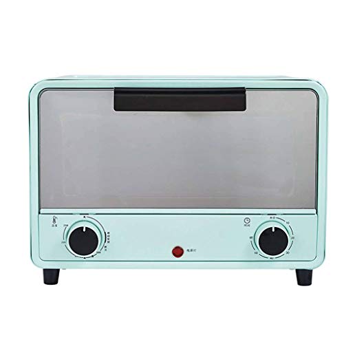 12L Mini Oven Electric Toaster Adjustable Temperature Control 3D Recirculation Home Baking Cake Pizza Multifunction 750W-blue