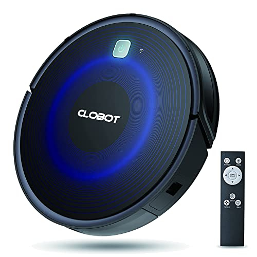 Robot Vacuum Cleaner - CLOBOT Auto Robotic Vacuum X10 MAX with 2600Pa Powerful Suctions, 150min Runtime, Ultra Thin, Quiet, Wi-Fi, Self-Charging Robotic Vacuum for Pet Hairs, Hard Floors, Carpets