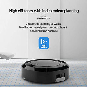 Automatic Vacuum Cleaner, 3-in-1 Cleaning Robot, Anti-Collision Strip Design, Quiet Slim, Household Essentials for Cleaning Pet Hair, Marble, Ceramic Tiles and Hard Floors