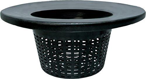 Hydrofarm HG6RDBK Wide Lip 6" Bucket Basket Lid, Pack of 25, Black, 12"L x 12"W x 17.5"H