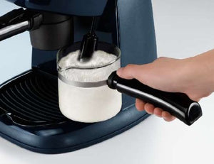 DeLonghi EC5 Steam-Driven 4-Cup Espresso and Coffee Maker, Black