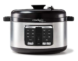 Crock-pot 2109296 Express Pressure Cooker, 6-Quart, Stainless Steel