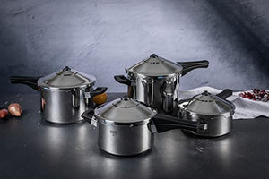 Kuhn Rikon Duromatic Stainless-Steel Saucepan Pressure Cooker - 3.7-Qt