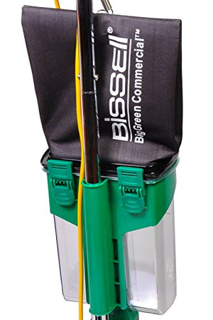 Bissell BigGreen Commercial BG101DC ProCup Comfort Grip Handle Upright Vacuum with Magnet, 870W, 12" Vacuum Width
